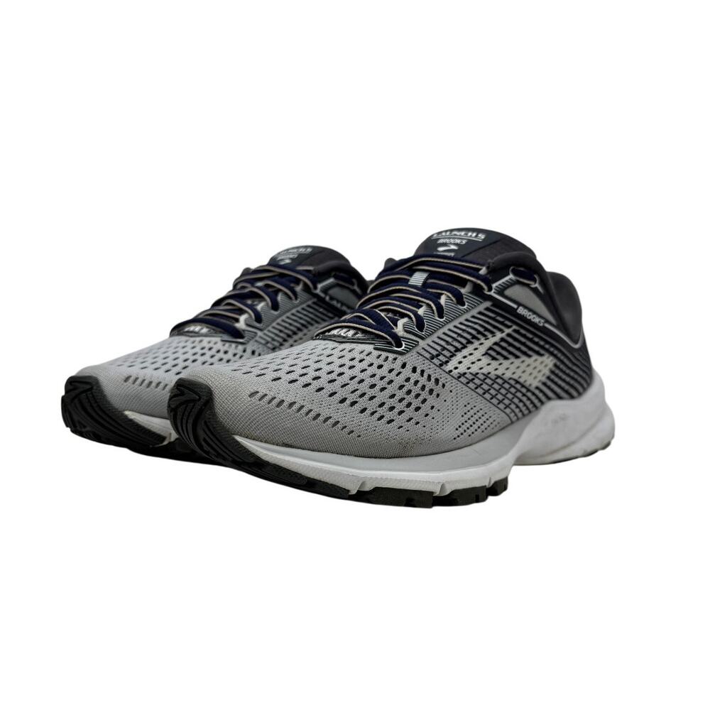 Brooks Launch 5 Grey/Ebony/White 6